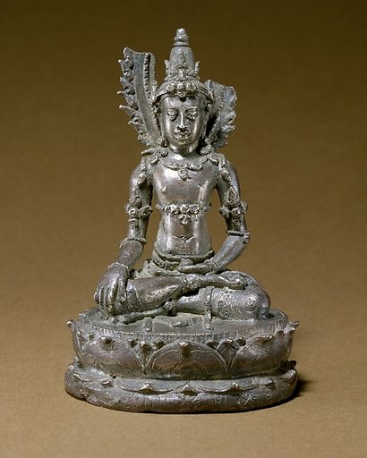 Seated Transcendent Buddha Akshobhya (?)