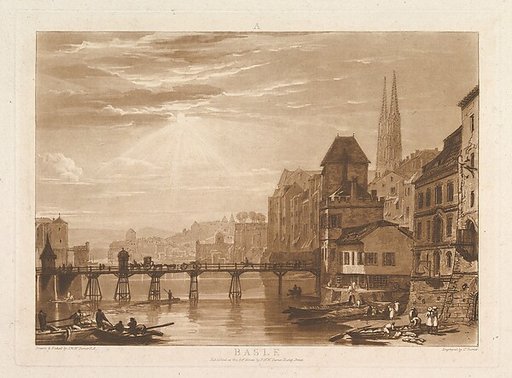 Basle, part I, plate 5 from "Liber Studiorum"