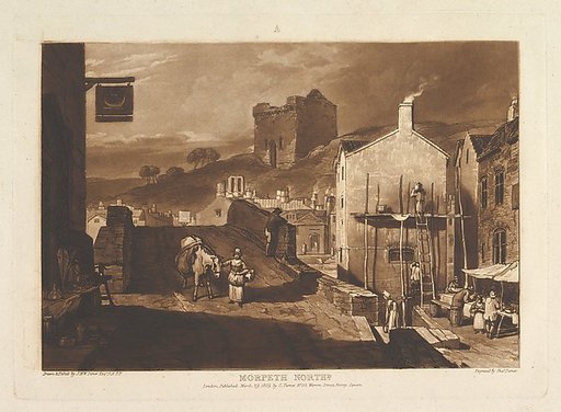 Morpeth North, part IV, plate 21 from "Liber Studiorum"