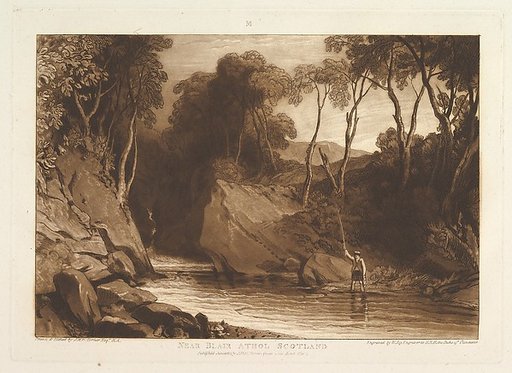 Near Blair Athol, Scotland, part VI, plate 30 from "Liber Studiorum"