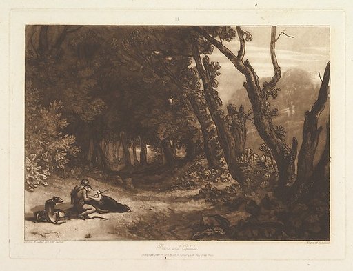 Procris and Cephalus, part VIII, plate 41 from "Liber Studiorum"