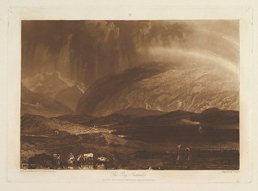 Peat Bog, Scotland, part IX, plate 45 from "Liber Studiorum"