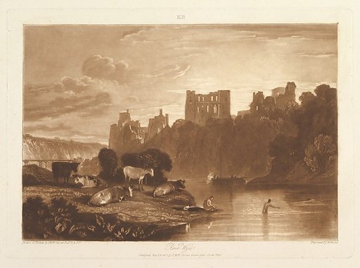 River Wye, part X, plate 48 from "Liber Studiorum"