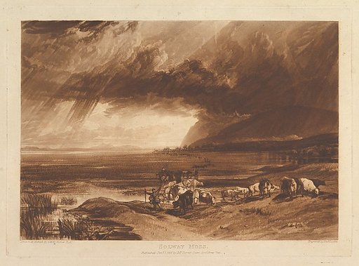 Solway Moss, part XI, plate 52 from "Liber Studiorum"