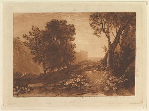 Solitude, or The Reading Magdalen (Liber Studiorum, part XI, plate 53)