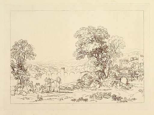 Apuleia in Search of Apuleius (unpublished plate, Liber Studiorum)