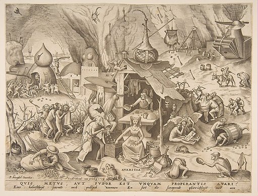 Avarice (Avaritia), from the series The Seven Deadly Sins