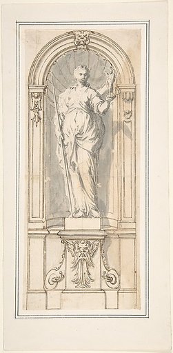 Classical Niche with Figure of a Woman