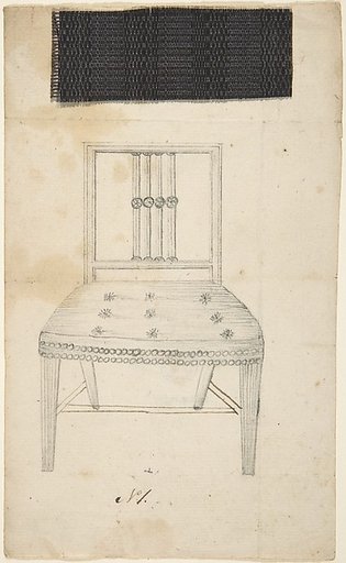 Two designs for side chairs
