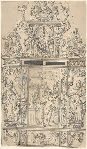Design for a Tabernacle with the Annunciation