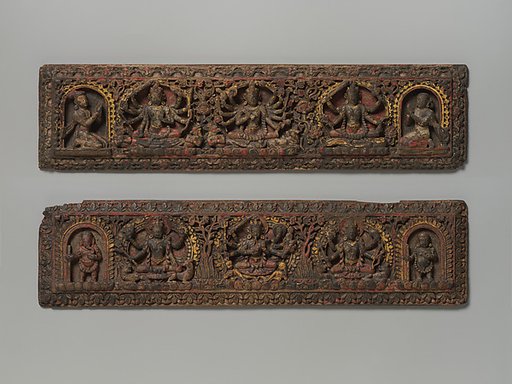 Pair of Buddhist Manuscript Covers