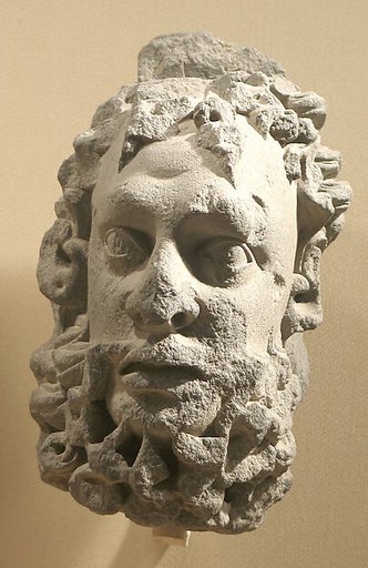 Head of a Bearded Male Figure