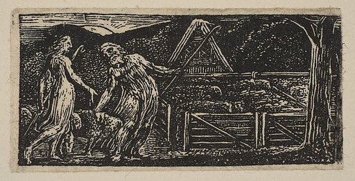Thenot and Colinet Lead Their Flocks Together, from Thornton's "Pastorals of Virgil"