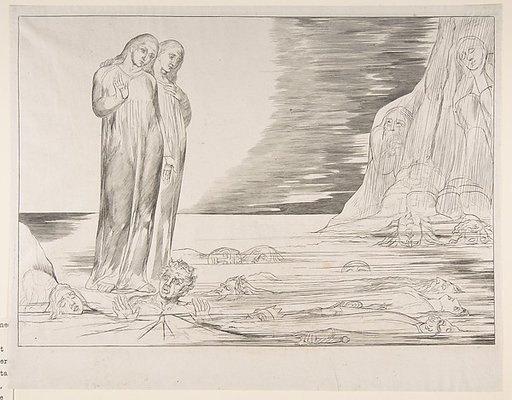 The Circle of Traitors: Dante's Foot Striking Bocca degli Abbate