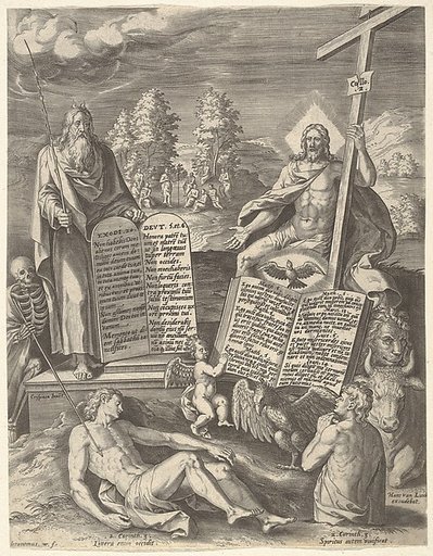 Allegory of the Salvation of Mankind from "Allegory of the Resurrection and the Salvation," a pair