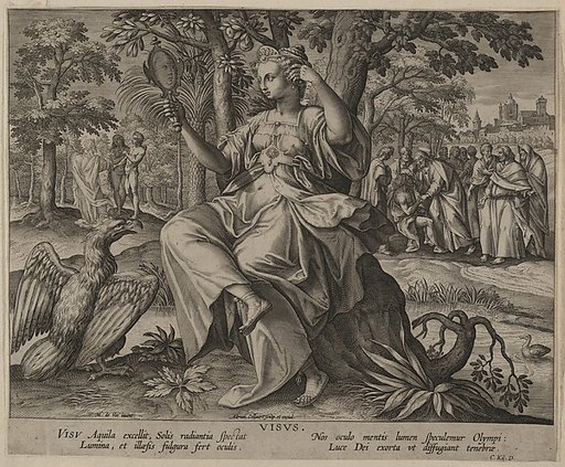 Sight (Visus), from "The Five Senses"