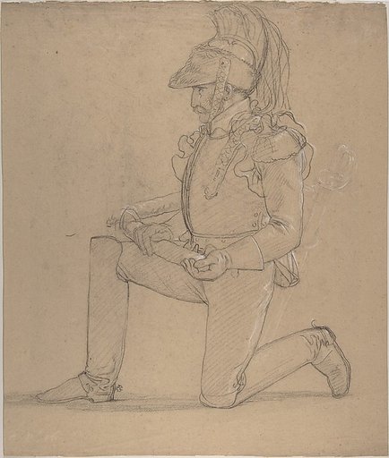 Kneeling Cuirassier