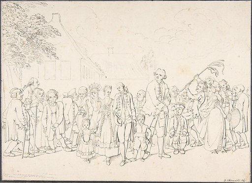 An Aristocratic Family Visiting Paupers