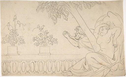 Beseeching Couple under a Tree