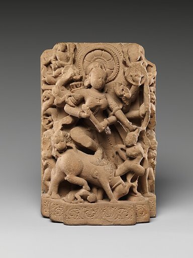 The Goddess Durga Slaying the Buffalo Demon (Mahisasura Mardini)