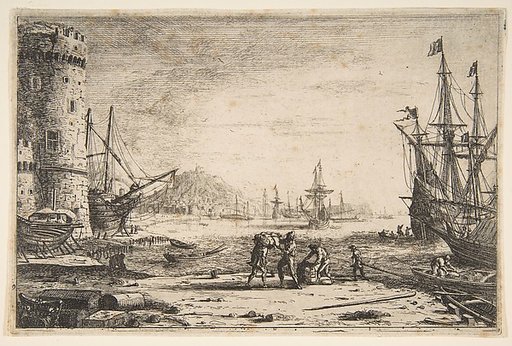 Harbour with a Large Tower
