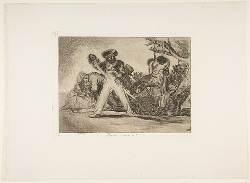Plate 31 from "The Disasters of War" (Los Desastres de la Guerra): 'That's tough!' (Fuerte cosa es!)