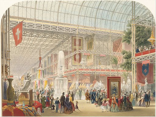 General View of the Interior, from "Recollections of the Great Exhibition, 1851"