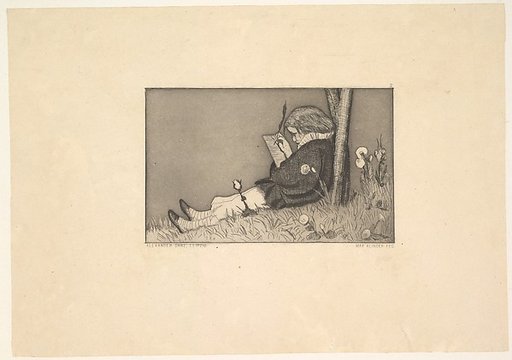 Malerische Zueignung, from the series Radierte Skizzen