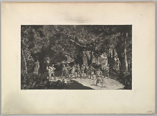 Simplicius unter den Soldaten, from the series Intermezzi