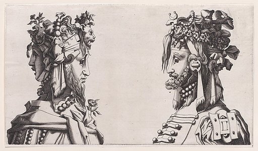 Fantastical Masked Masculine Heads