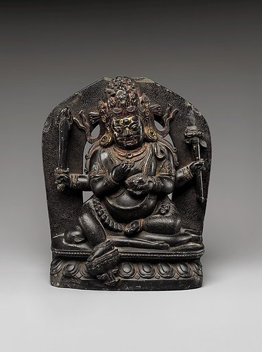 Mahakala Seated in Royal Ease