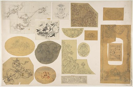 Seventeen Ornamental Designs for the Pless House or Chateau