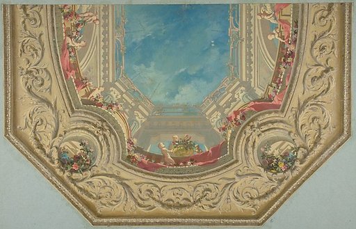 Design for Octagonal Ceiling in the Pless House, Berlin