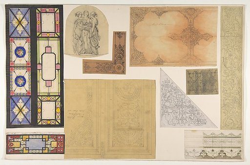 Ten designs for the decoration of the Opéra Comique, Paris