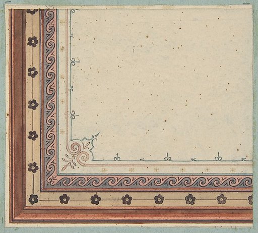 Design for the decoration of a ceiling