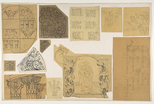 Twelve ornamental designs for the decoration of interiors