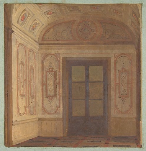 Design for the Vestibule  of the Chateau de Lude (Sarthe)
