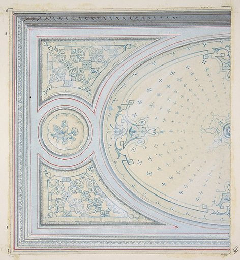 Design for the decoration of a ceiling