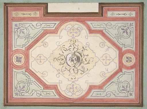 Design for the decoration of a ceiling