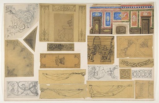 Nineteen designs for the painted decoration of interiors