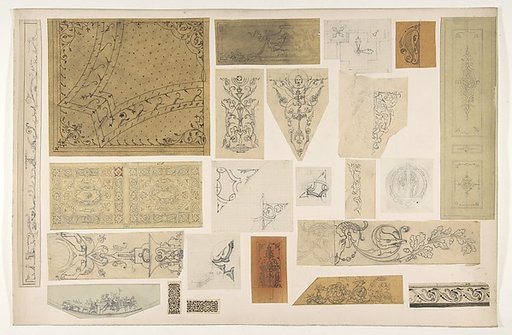 Twenty-two designs for the painted decoration of interiors