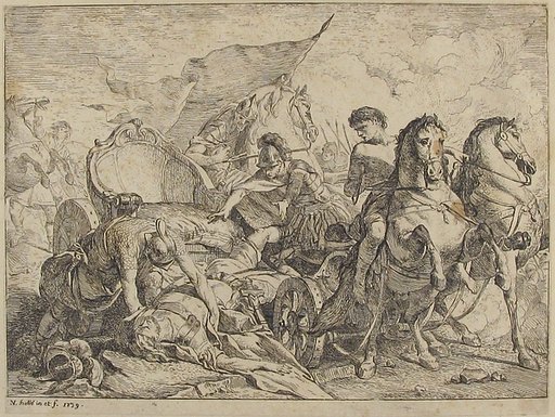 Fall of Antiochus From His Chariot