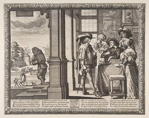 The Prodigal Son Leaves Home, plate 1 from "The Prodigal Son" (Histoire de l'Enfant Prodigue)