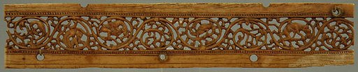 Foliated Scrolls Inhabited by Birds and Monkeys