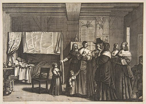 Visiting the Sick, from "Acts of Mercy" (Les Oeuvres de Miséricorde)