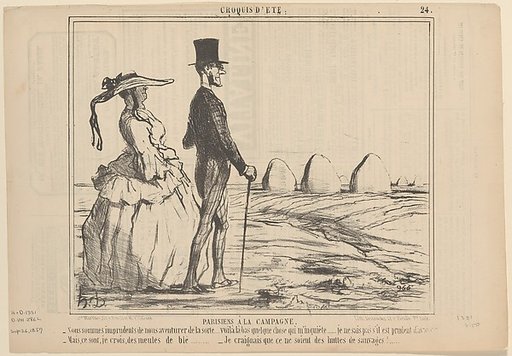 A Summer Sketch: Parisians in the Countryside