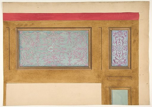 Design for woodwork and painted panels