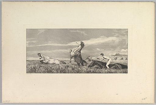 Verfolgter Centaur, from the series Intermezzi