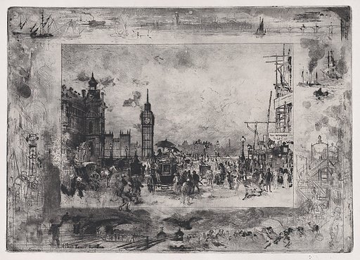 Westminster Bridge, or Westminster Clock Tower