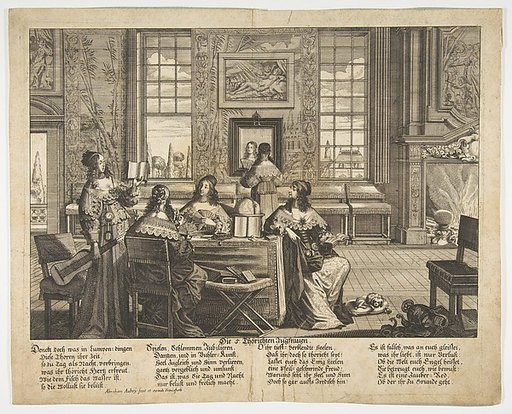 The Foolish Virgins Conversing